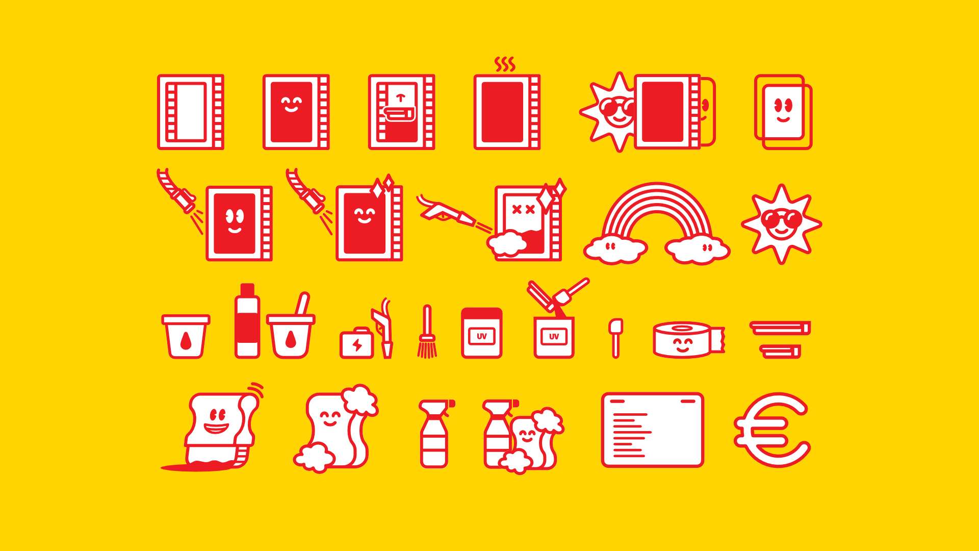 Screen pictograms PS identity